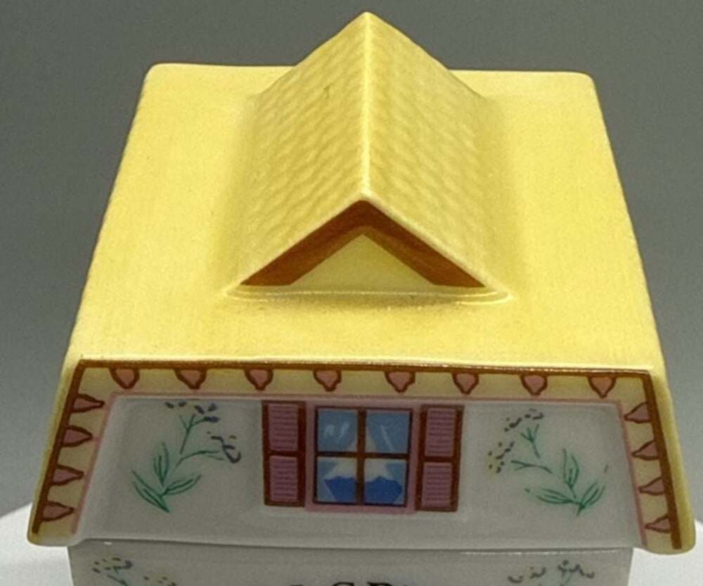 Lenox Spice Village 1989 Allspice House Jar w/ Lid Porcelain All Spice Vintage - Picture 8 of 16